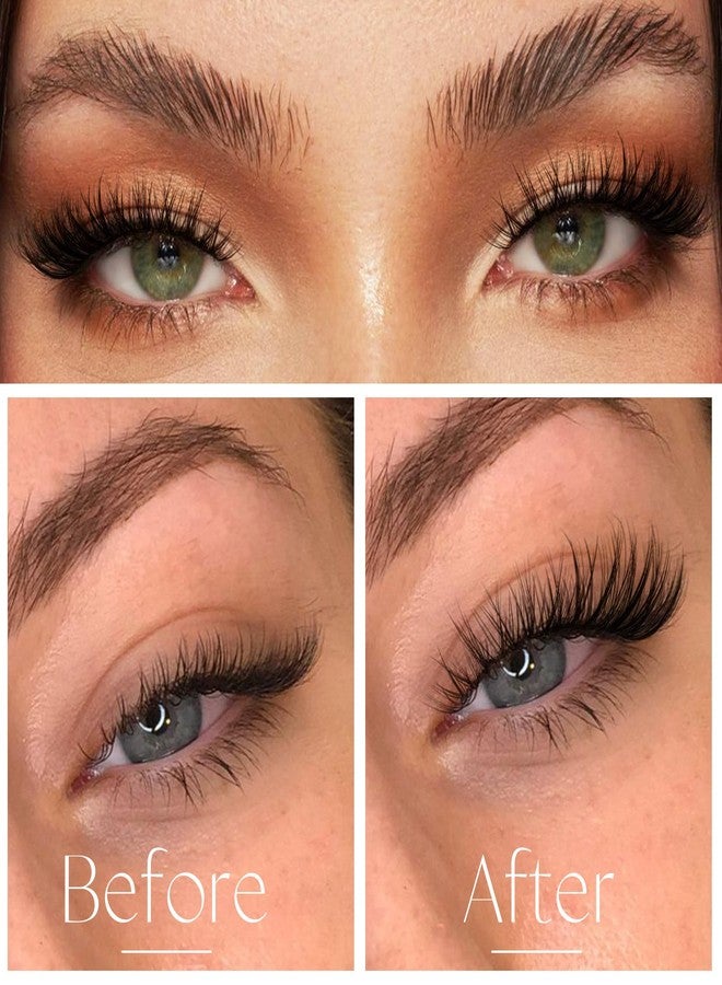 Geeneiya Medium Lash Clusters Short Wispy C Curl Eyelash Clusters 10-14MM Individual Eyelashes Natural Cluster Eyelash Extensions Natural Looking Cluster Lashes by Geeneiya (C Curl,10-12-14) - Image 4
